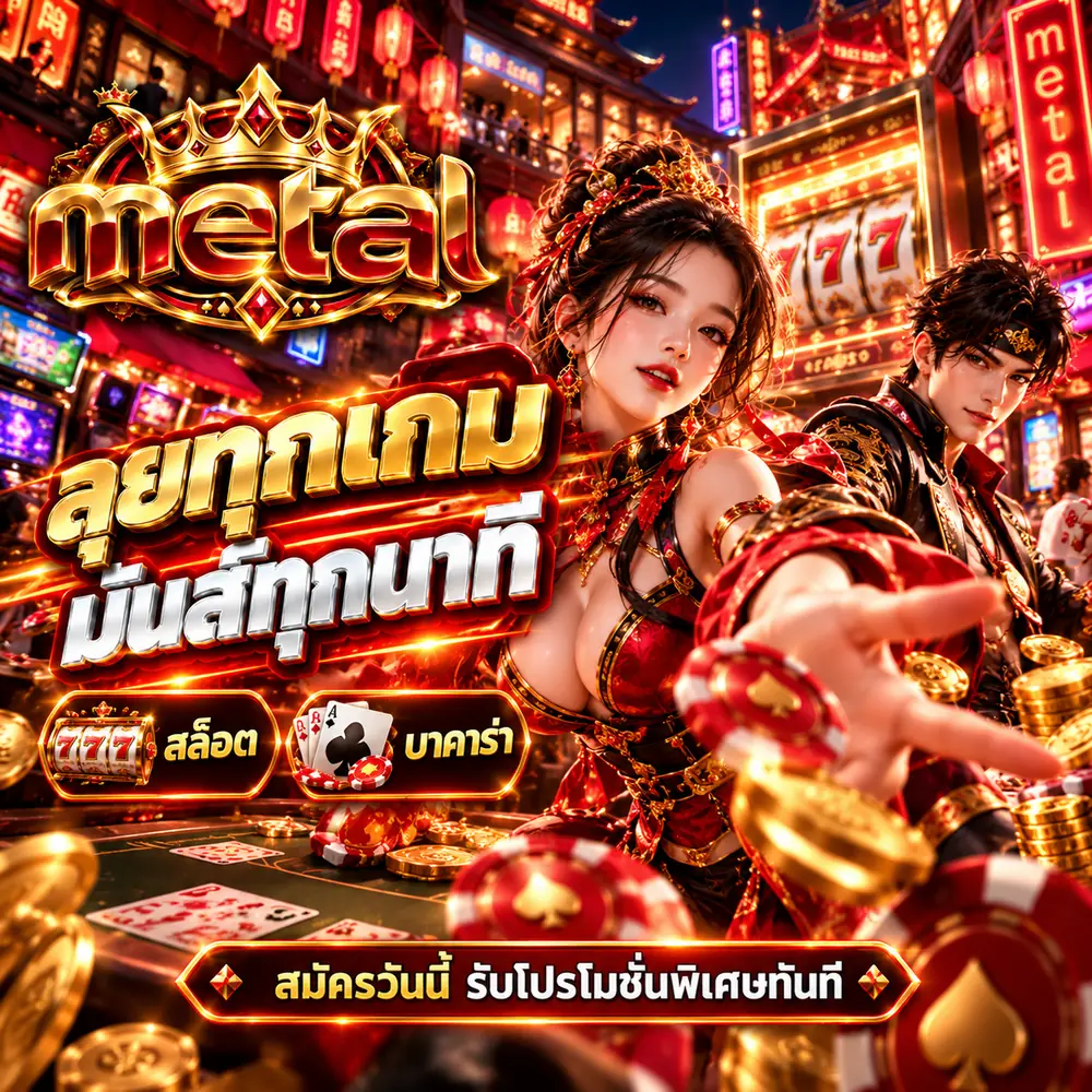 metal slot ลุยทุกเกม มันส์ทุกนาที สล็อต บาคาร่า สมัครวันนี้รับโปรโมชั่นพิเศษ